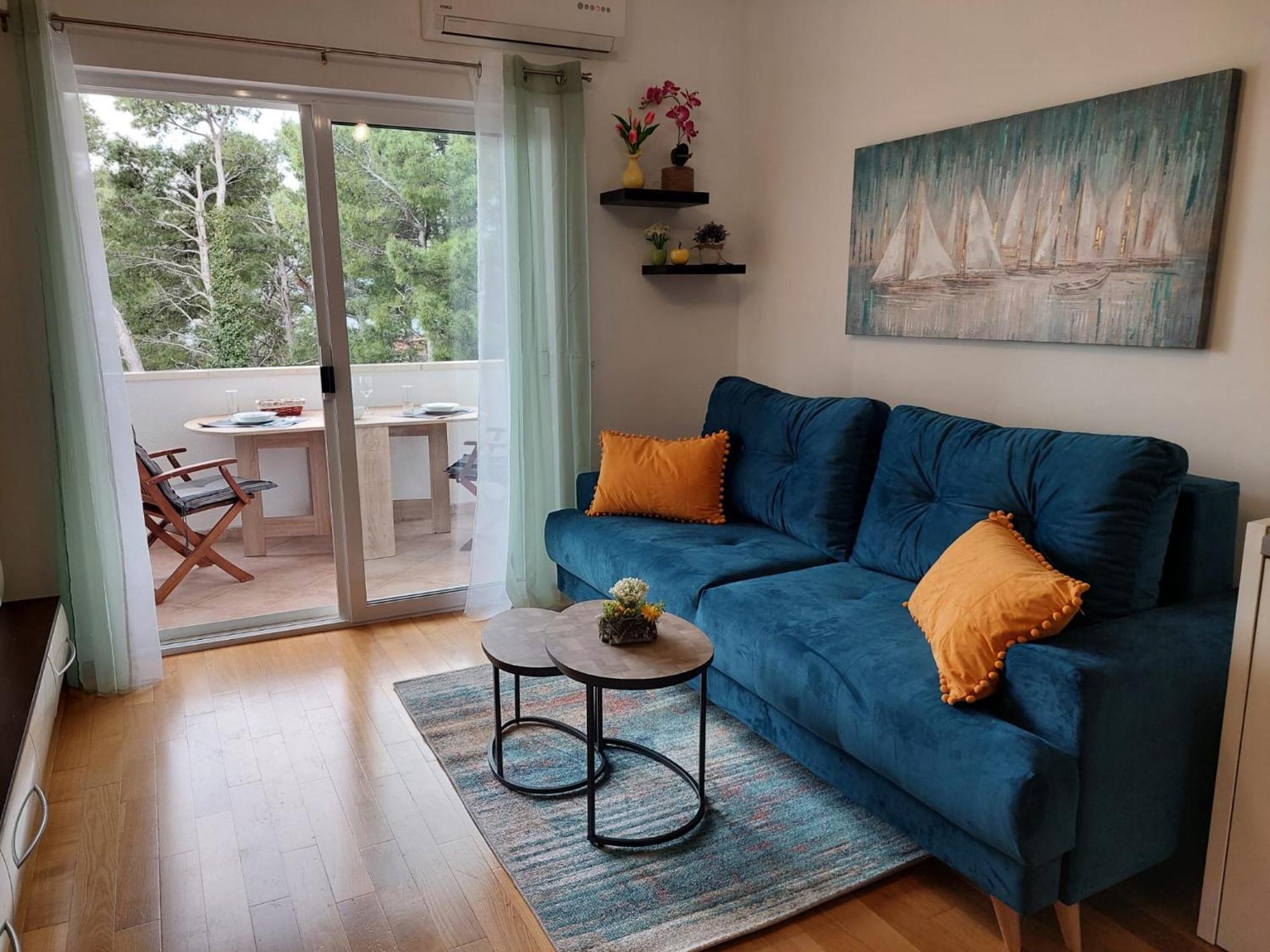 Apartment Eny Baška Voda Dış mekan fotoğraf